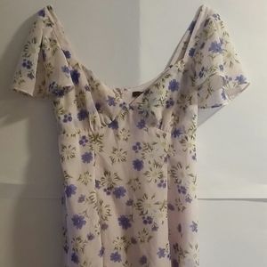 Summer floral dress